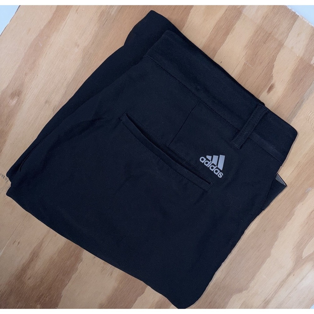 Adidas 365 Men's Golf Pants 34x30‎ Black Stretch Waistband